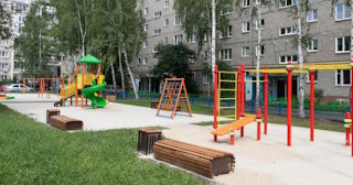 Благоустройство детской площадки во дворе от 1924 руб. в Ухте