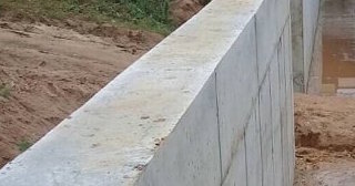 Строительство подпорной стенки из бетона в Ухте в октябре